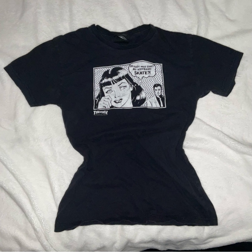 Thrasher Black Graphic Tee